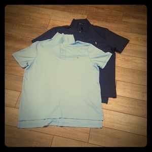 2 Ralph Lauren polos - sold as set.